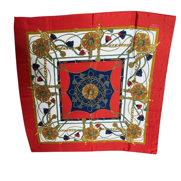 Hermès Silk neckerchief multi -colors , Silk - Picture 5 of 7